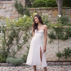 Reformation Juliet Dress - white / ivory size 10